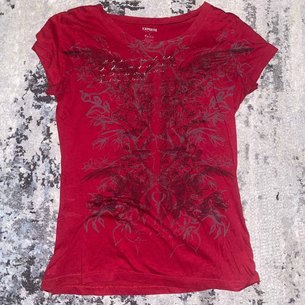 Express y2k goth alternative punk t shirt